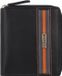 Mano Don Leonardo Portemonnee RFID Leer 10 cm - Dames - Staand formaat - zwart
