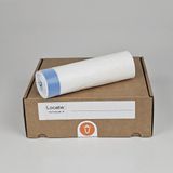 Merkloos / Sans marque anoniem Witte Vuilniszakken 50x60 cm | 100 Zakken | Trekband | HDPE