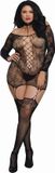Versatile Dreamgirl Veelzijdige Jarreteljurk - Plus Size - Zwart