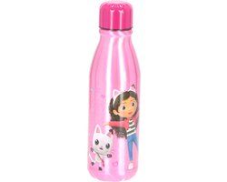 4KidsOnly Gabby's Dollhouse Drinkfles - Drinkfles voor Kinderen - 600 ml - Roze