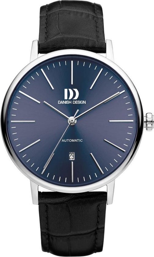 Danish Design IQ22-2Q1074 horloge heren - zwart - edelstaal