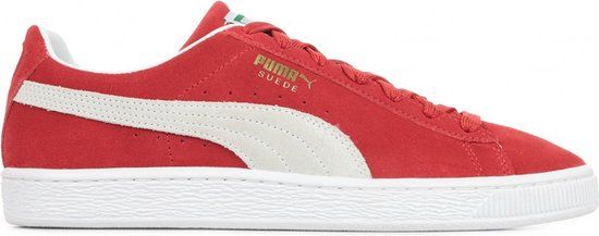 Puma Suede Classic XXI Rood / Wit - Maat 43 - Unisex Sneakers