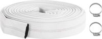 vidaXL Brandslang 1'' 30 m PVC Wit