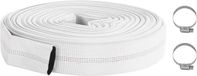 vidaXL Tuyau d'incendie 1'' 30 m PVC Blanc