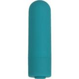 DIVERSUAL Vibrateur rechargeable à double stimulation 8 modes de vibration (turquoise)