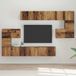 Prolenta Maison Exclusive Ensemble de meubles TV exclusif - 10 pièces, dimensions 60 x 30 x 30 cm, en bois de récupération
