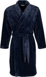 Pastunette - Badjas - Blue Draft - Fleece - Blauw - Maat S