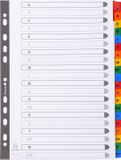 Exacompta 1111E - 10 tabbladen karton A-Z, A4, wit