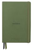 RHODIA 194445C - Hardcover Notitieboek Bullet Journal Goalbook Creation Salie - A5 14,8 x 21 cm - Dot Stippen - 160 pagina's Clairefontaine Maya Zwart Papier 120 g/m² - 2 Leeslinten - Omslag in Imitatieleer