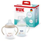 NUK Perfect Match Learner-fles | 6+ Maanden | 150ml | Lekvrije Drinkbeker Peuterfles | Antislip Handvatten | Gloeit in het Donker | Koala | 2 Stuks