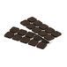 COGEX 85639 zelfklevende pad, vierkant, 20 mm, 20 stuks, bruin