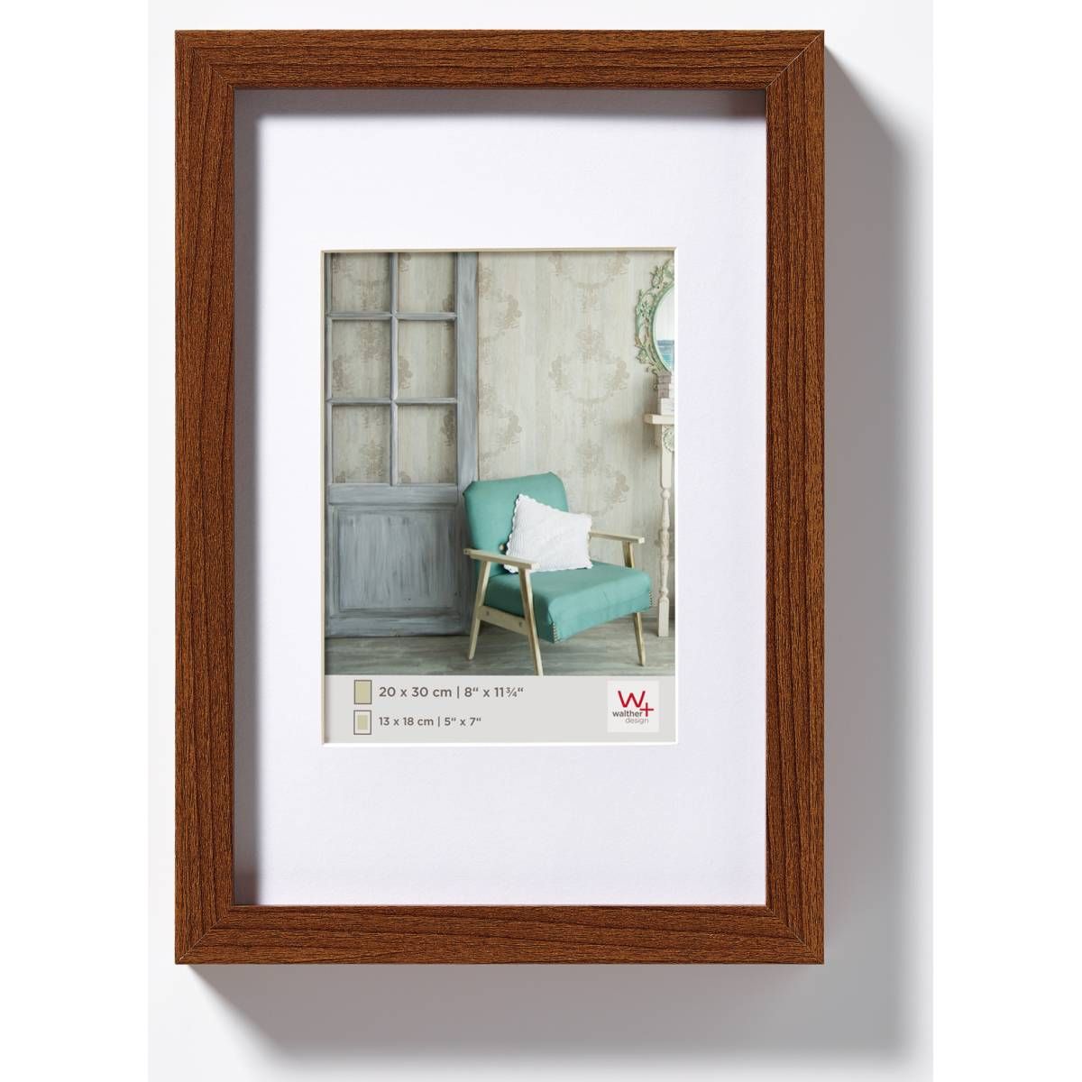 Walther EA030N Fotolijst - 23 x 33 cm - Walnoot - Hout - Bruin