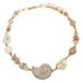 By Jam Gioielli ketting met schelpen goudkleurig