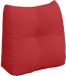 vidaXL Rugkussen Rood 45 x 24 x 50 cm Stof