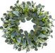 55 cm ronde krans met eucalyptus voordeur en wanddecoratie bruiloft en wooninrichting - lente zomer