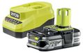 RYOBI 18 V ONE+ accu-starterset RC18120A-125G, incl. 1x 2,5 Ah accu en 2,0 A oplader