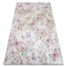 Bambino 61450 Tapis de lavage antidérapant pour enfant Motif papillons Crème/rose/crème 80 x 150 cm