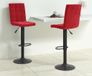 Maison Exclusive - Lot de 2 tabourets de bar en velours bordeaux