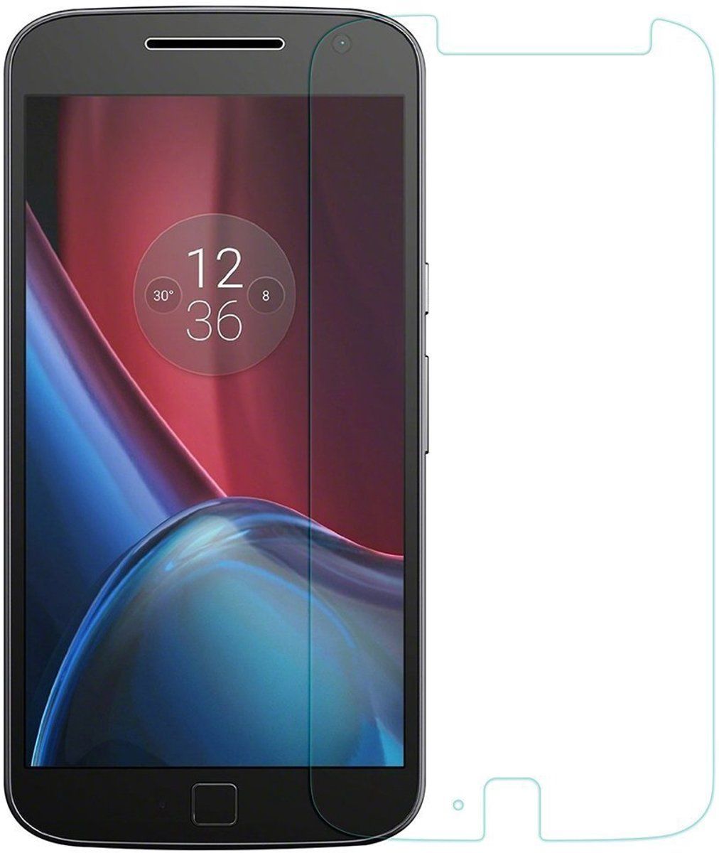 pearlycase Motorola Moto G5 Plus Tempered glass / Glazen screenprotector 2.5D 9H