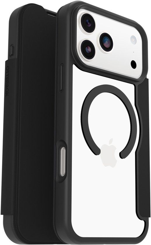 OtterBox React Folio Backcover voor de Apple iPhone 17 Pro Max - Transparant/Zwart