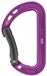 Petzl Spirit Mousqueton coudé avec système Keylock violet