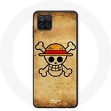 Maniacase Samsung Galaxy A22 4G hoesje Manga One Piece Death's Head