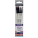 Daler-Rowney Graduate Classic - Set penselen - 5 stuks - Filbert, rond, vlak, liner - maat: 1, 2, 6, 10