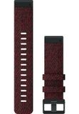 Garmin - Textielbandje - Fenix 5S/6S - 22 mm - Zwart
