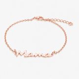 Cilla Jewels Rosegoudkleurige Verstelbare Damesarmband met Mama Opschrift