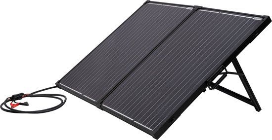 Technaxx TX-215 (5024) - 100W Opvouwbare Zonnepaneelkoffer - Zwart