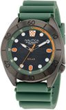 Nautica Vintage Quartz Analoog Horloge Groen Staal/Siliconen 44mm Heren NAPNVF502, NAPNVF503