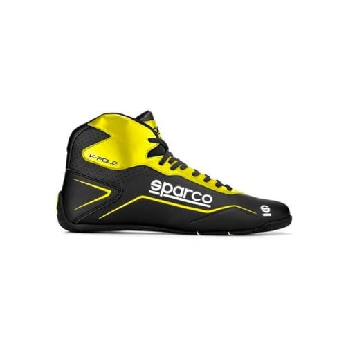 Sparco K-Pole Kartschoenen - Zwart/Flu - Maat 44