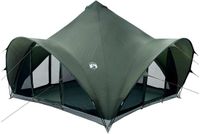 vidaXL Tipi Tent Legergroen Polyester en Staal