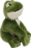 Pia Soft Toys Knuffeldier Groene Kikker - 12 cm