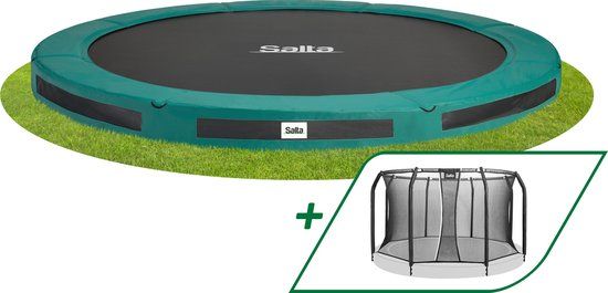Salta Premium Ground Inground Trampoline - ø 396 cm - Groen