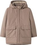 Name It Marlow Parka Winterjas Jongens - Maat 164 - Bruin