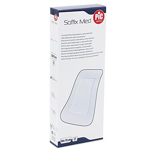 Pic Solution Soffix Med Ultra Delicate Post-Operatieve Patch 25-Stuks, 30 cm Lengte x 10 cm Breedte