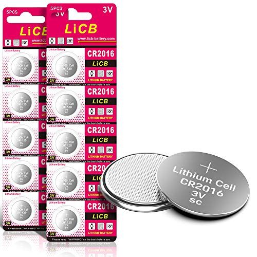 LiCB 10 stuks CR2016 3V lithium knoopcellen CR 2016 batterijen