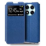 Cool Flip-cover voor Xiaomi, Redmi Note 14 Pro, 5G, Note 14 Pro, 5G, Poco X7, blauw