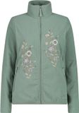 CMP Dames Fleece met Borduursel - Groen - XS