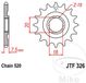 JT Sprockets JTF326.12 12T stalen voortandwiel