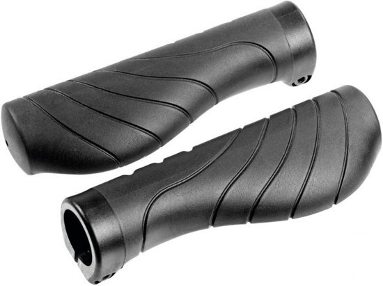 - Ergotec Set Handvatten Aero2 92+43/43+92mm zwart/grijs