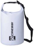 Cressi Dry Bag Premium tas, 100% waterdicht, drijvend, hoge kwaliteit, wit, 5 l