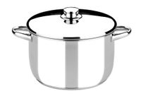 MONIX Optima Kookpan met Deksel - Roestvrij Staal - 16 cm - Zilverkleurig
