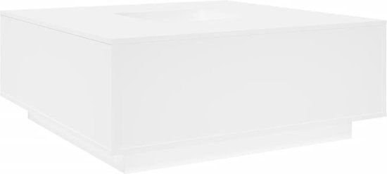 vidaXL Salontafel 100x100x40 cm bewerkt hout wit