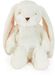 Bunnies By The Bay Floppy Nibble Konijn - Knuffeldier - Knuffel voor kinderen - Geborduurde details - Creme - 34 cm