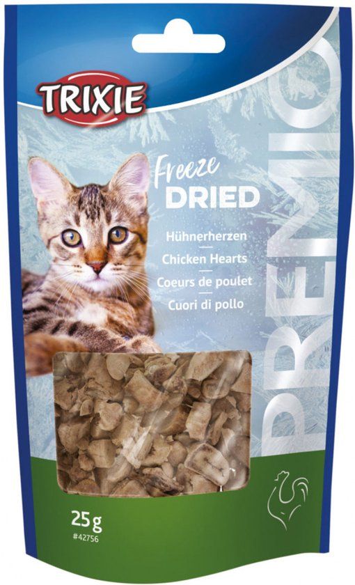Trixie Premio Freeze Dried Kippenharten - 4 stuks