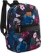 Rovicky Sac à dos Femme, modèle urbain, avec un imprimé floral multicolore, 30 cm