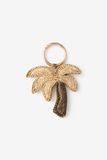 Sissy-Boy Goudkleurige palmboom bag charm