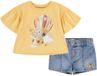 Levi's Kids 1em173 Set à manches courtes Jaune 3 Ans Unisexe